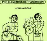 Atrapamiento en transmisiones