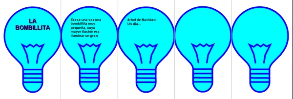 Plantilla para crear el cuento de la bombilla