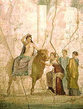 EUROPA. FRESCO POMPEYANO